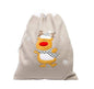 Silver Reindeer Christmas Gift Sack