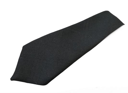 100% Wool Traditional Scottish Tartan Neck Tie - Dark Island Black