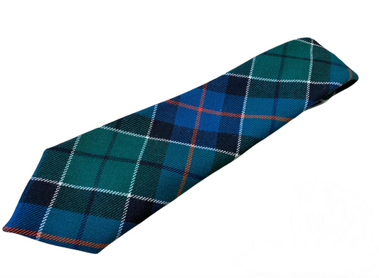 Tartan Neck Tie - Leslie Hunting Ancient