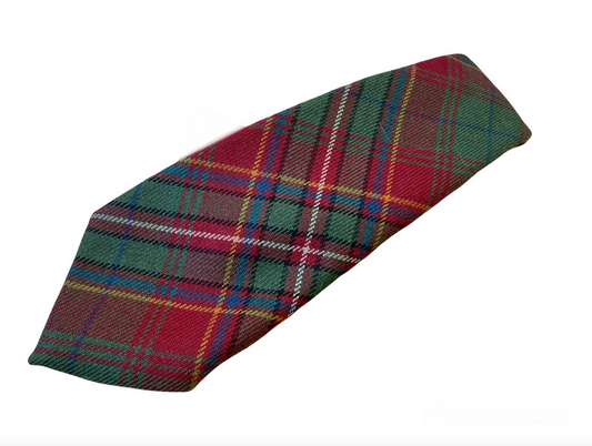 Tartan Neck Tie - MacInnes Red Muted