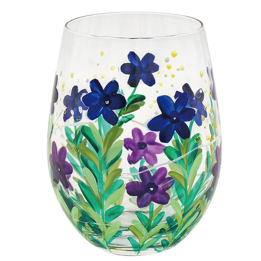 Blue & Purple Stemless Gin Glass