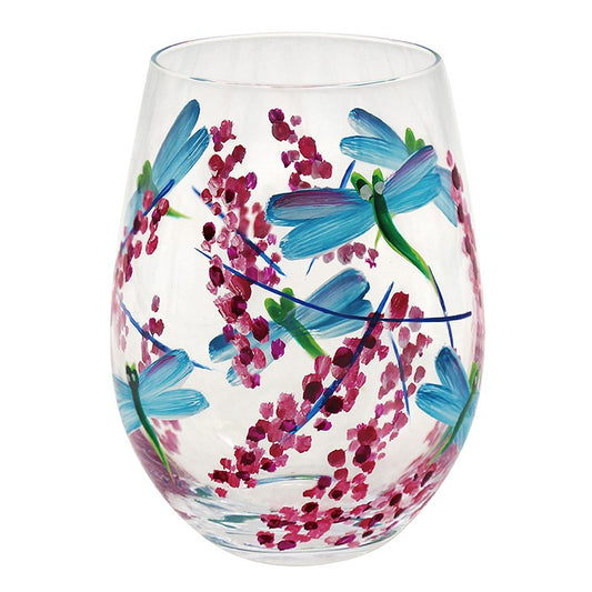 Dragonfly Stemless Gin Glass