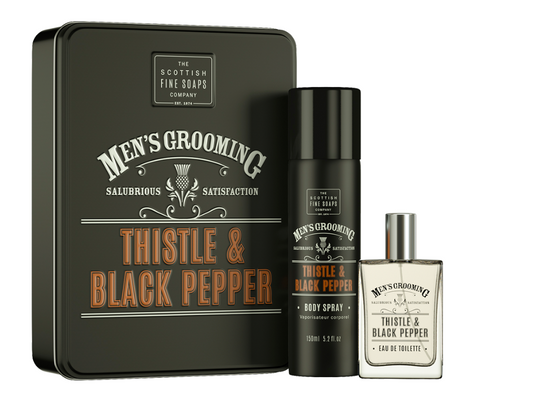 Thistle & Black Pepper Body Spray & Aftershave Set