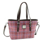 Pink Tartan Large Handbag