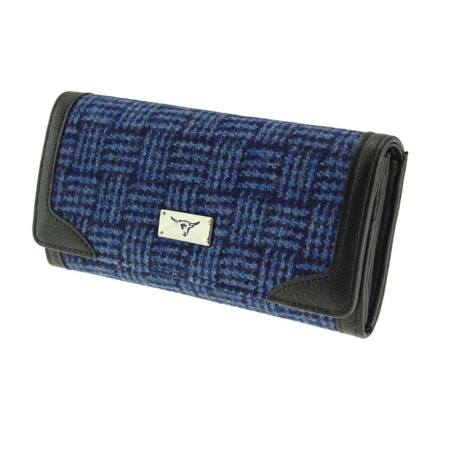 Blue Tartan Long Purse