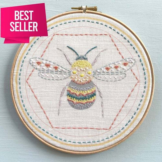 Bumble Bee Hand Embroidery Kit