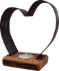 Heart Candle Holder Whisky Barrel Stand