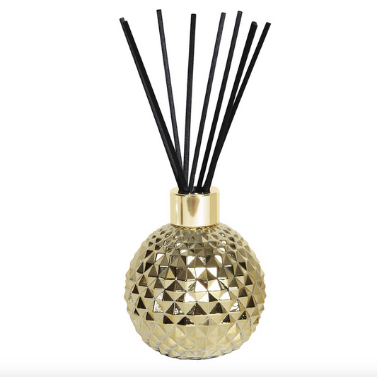 Gold Glass Diffuser & 50 Reeds