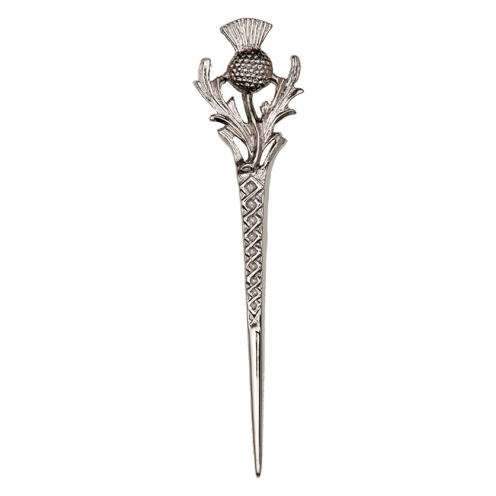 Modern Traditional Scottish Thistle Kilt Pin