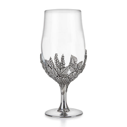 Hops & Barley Beer Goblet Glass