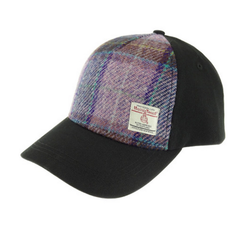 Harris Tweed Tartan Check Baseball Cap Hat - Available In Multiple Tartans