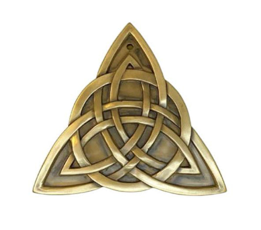 Bronze Celtic Tri Knot Plaque
