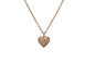 Rose Gold Dainty Heart Necklace