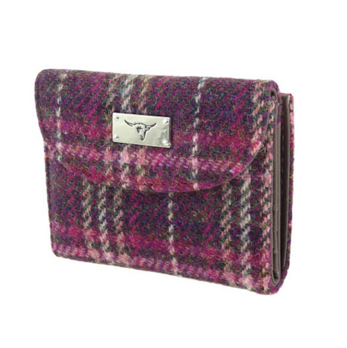 Purple Tartan Purse