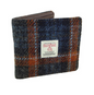 Navy And Orange Rust Tartan Wallet