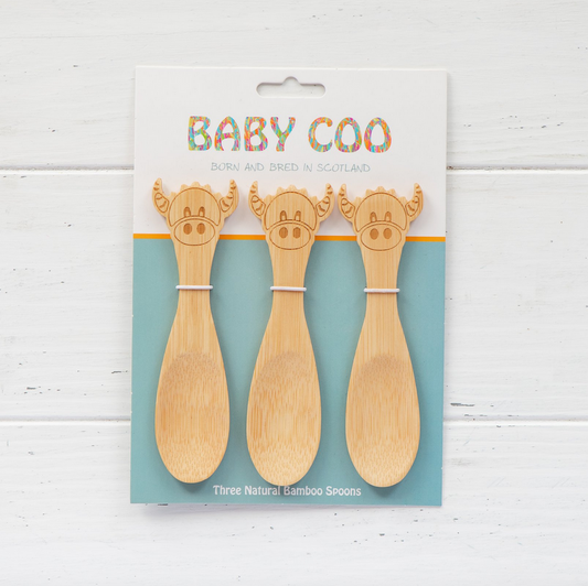 Hairy Coo Bamboo Dining Spoons