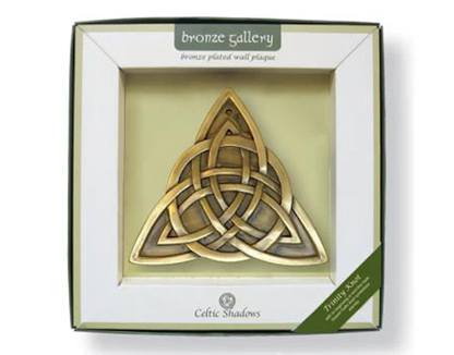 Bronze Celtic Tri Knot Plaque