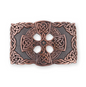 Chocolate Bronze Celtic Cross Kilt Buckle