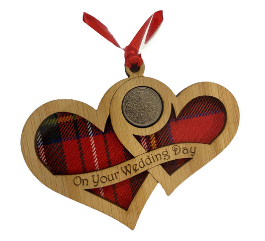 Lucky Sixpence - On Your Wedding Day - 3 Tartans