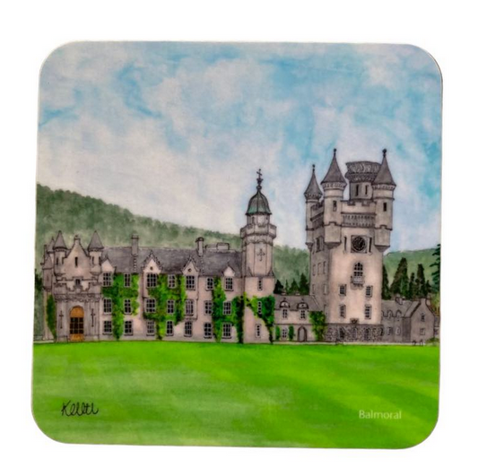 Watercolour Coaster - Balmoral Castle