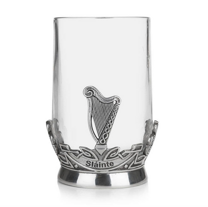 Irish Glass Pint Tankard