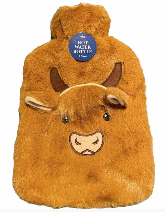 Highland Cow Hot Water Bottle