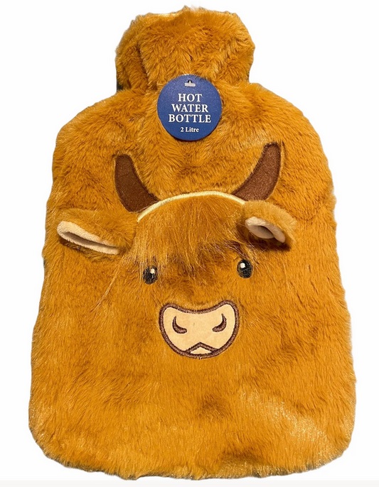 Highland Cow Hot Water Bottle