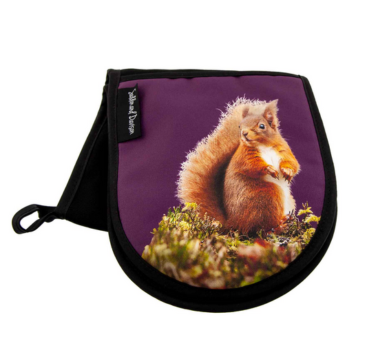 Red Squirrel Oven Gloves - 3 Colours
