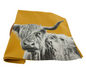 Colourful Highland Cow Tea Towel