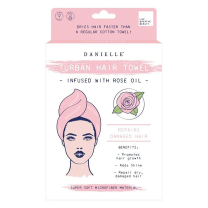 Rose Oil Hair Turban