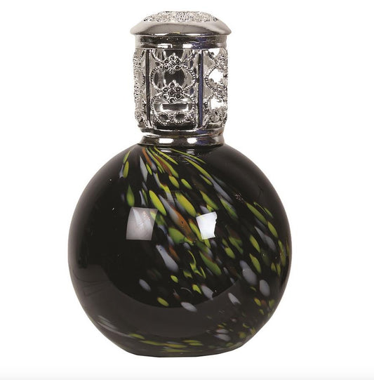 Black Green Swirl Fragrance Lamp