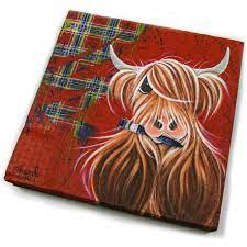 Highland Cow Paper Napkins