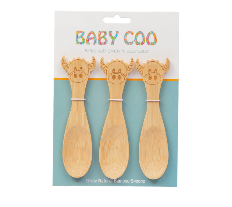 Hairy Coo Bamboo Dining Spoons