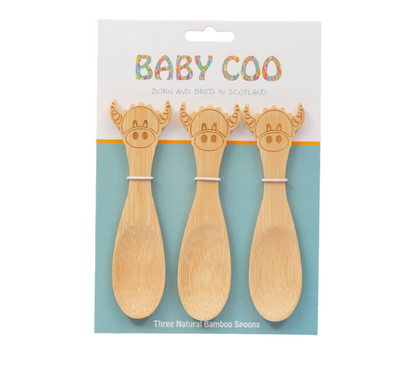 Hairy Coo Bamboo Dining Spoons